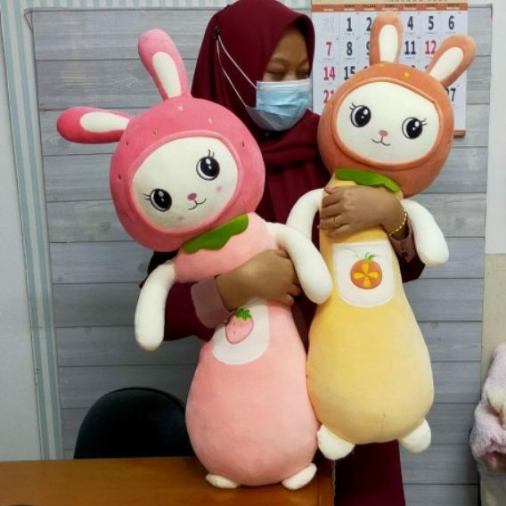 Guling Rabbit Costum Size 90cm/36&quot;/guling animal/guling kelinci/Bantal Animal/Guling Jumbo/Guling Big