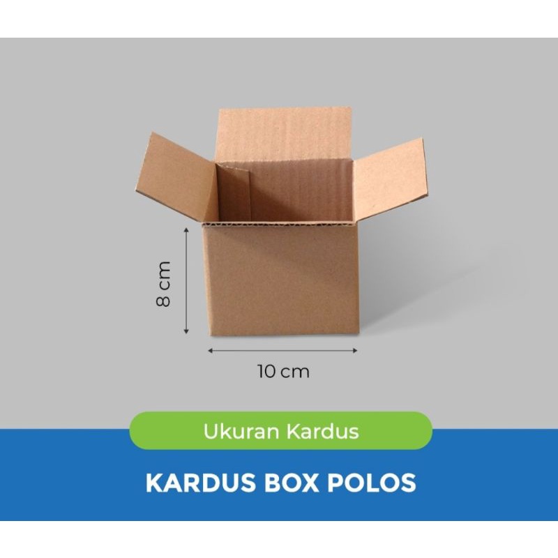 Kardus Polos Box Karton Packing Murah UK 10 x 10 x 8