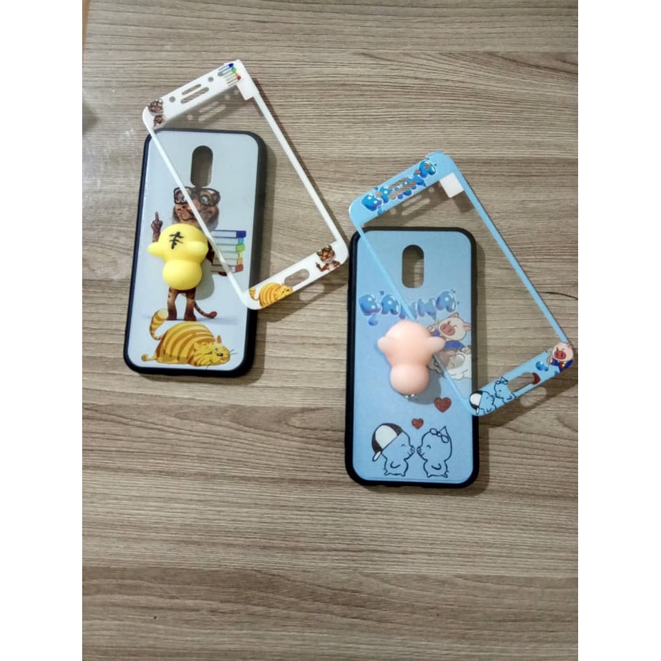 Ready Case 3D Squishy Free Tg Samsung J7 Pro Motif Karakter Case 360 J7 Pro