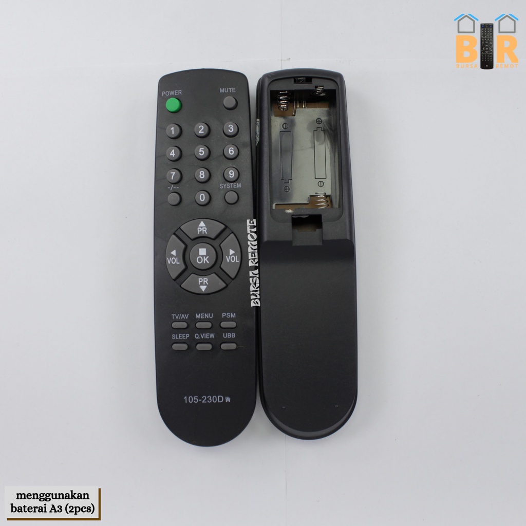 REMOT / REMOTE TV LG TABUNG / LG TABUNG TIPE 230D ECER DAN GROSIR