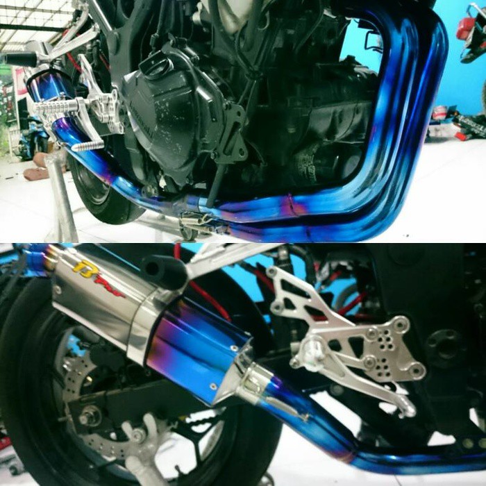 knalpot bpro TITANIUM ninja fi 250