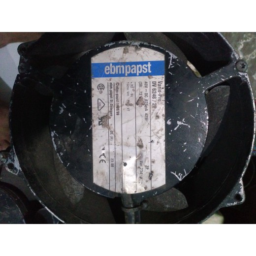 DC brushless fan bulat 48V  EBMPAPST diameter 17cm