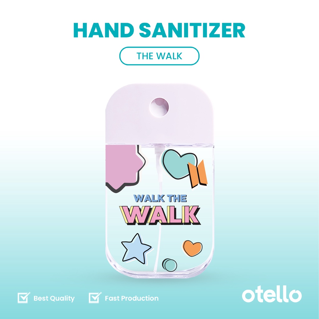 Otello Hand Sanitizer BTS Permission to Dance Spray Bottle Bangtan Kpop