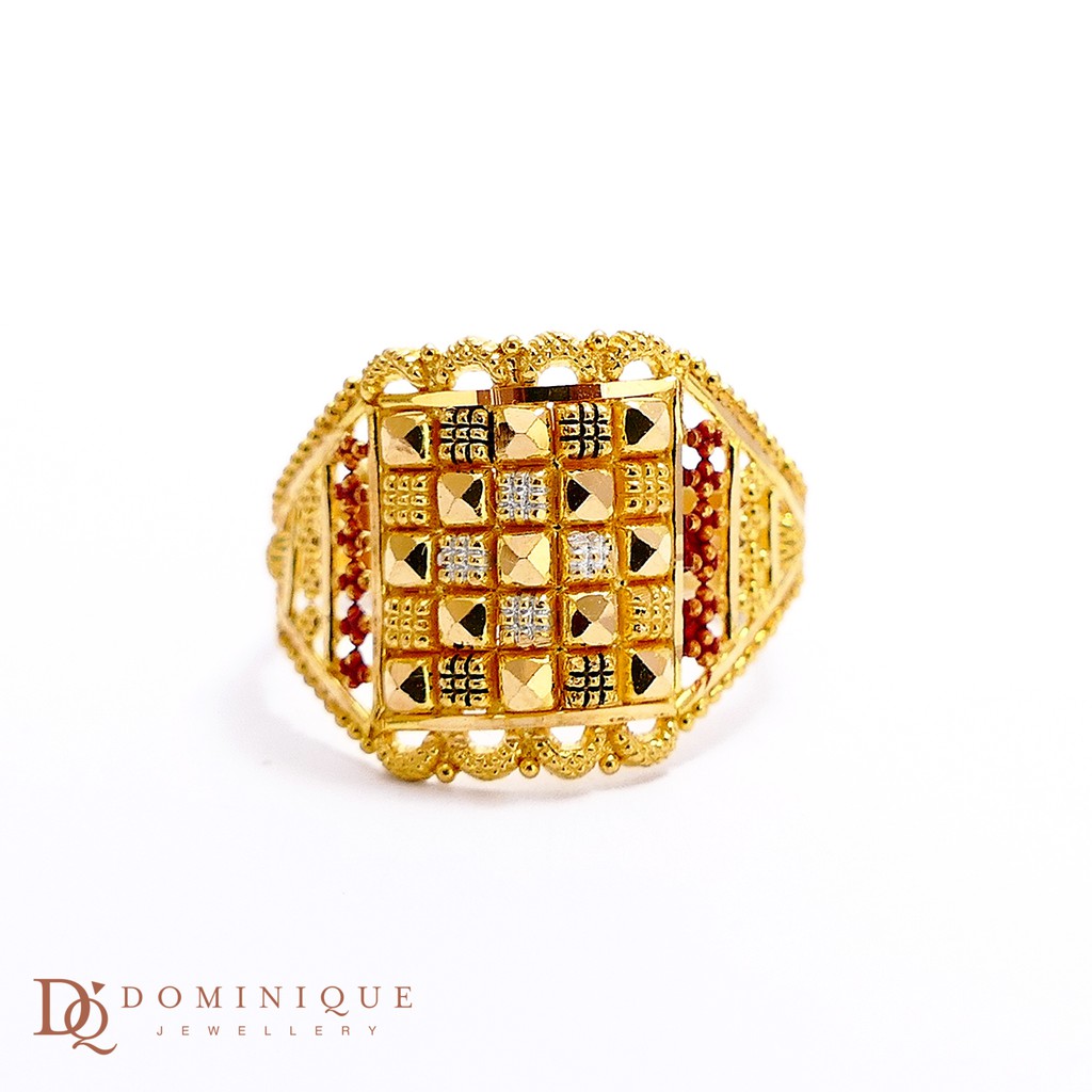 

Dominique Jewellery-Cincin Dubai Standar Internasional 91,6% DQC 1823