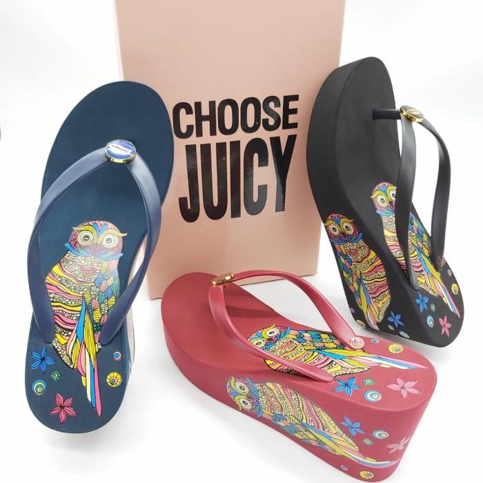 TERMURAH SANDAL WANITA WEDGES DARLINGEN OWL 7 CM PROMO