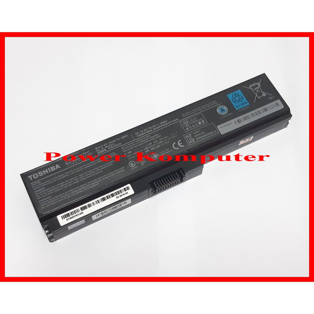 Baterai Batre Batery Laptop Toshiba L645 L745 C640 M600 B40 A600 P755