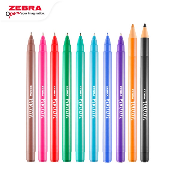 

Pulpen Penciltic Zebra 0,4 mm Multi Colour