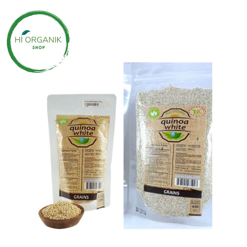 Trio Natural Quinoa White 225 Gr Mpasi Low Gi Pengganti Beras Diabetes Indonesia