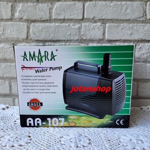 AMARA AA107 AA 107 Mesin Pompa Air Celup Pompa Kolam ikan Aquarium hidroponik AA-107