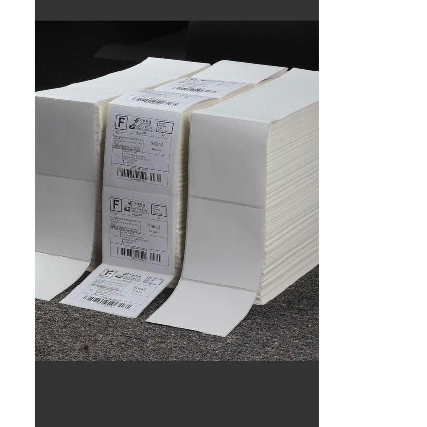 

66E☆ KERTAS LEBEL / Kertas Print RESI JOB Thermal Tempel 100x150mm dan isi 500 lembar label TOP PRODUK