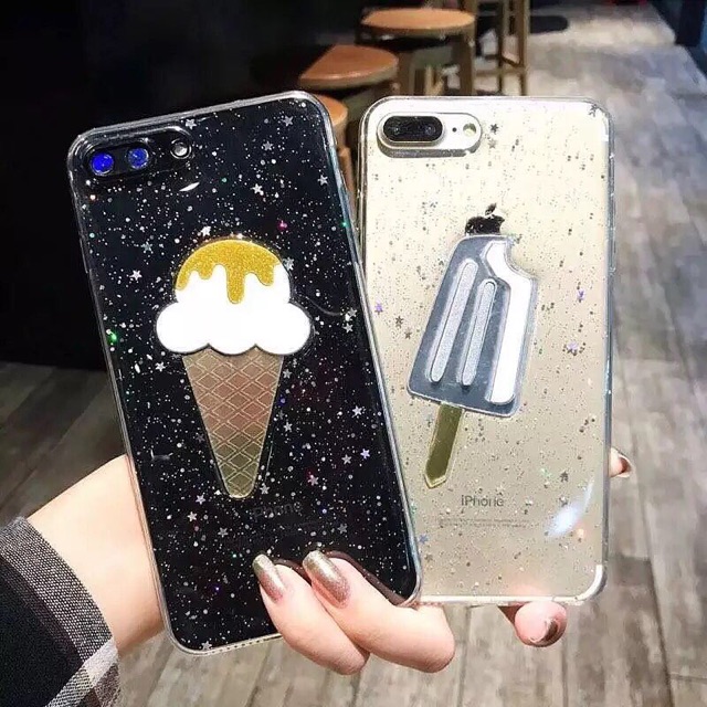 Ice Cream Case iPhone Oppo Vivo Xiaomi Samsung m20 F5 F7 F9 f11 a1 A2 redmi 5 6 + 4a 5a 6a S2 8 lite