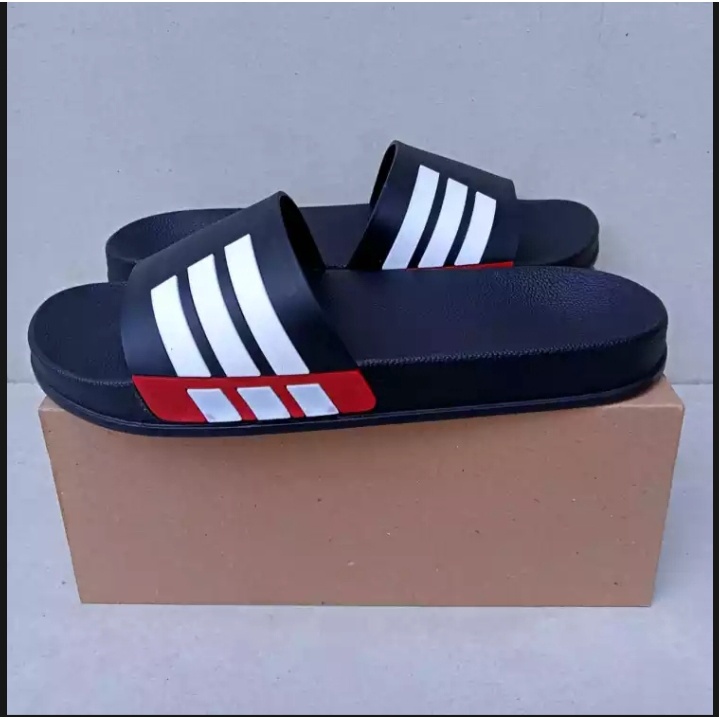 Sandal flat pria design simple kekinian sandal pria murah COD