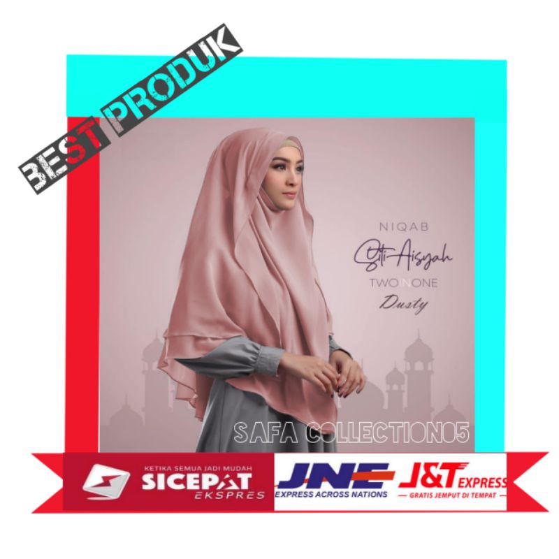 Jilbab Hijab Kerudung Bergo Instan French Khimar Cadar Siti Aisyah Niqab Syari Jumbo