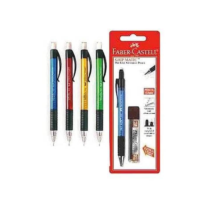 

PENSIL MEKANIK FABER CASTELL GRIP MATIC 0,5MM |ALAT TULIS|ATK|ATK MURA