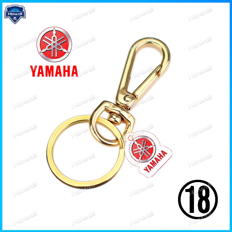 Set Gantungan Kunci Kreatif Bahan Metal Dengan logo Yamaha