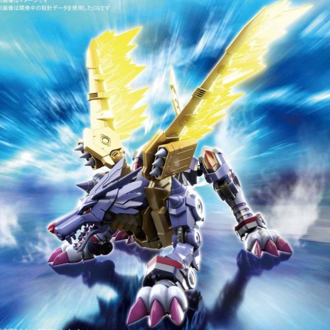 BEST SELLER GUNDAM FIGURERISE STANDARD METAL GARURUMON AMPLIFIED - DIGIMON - 59554 HAPPY SHOPING