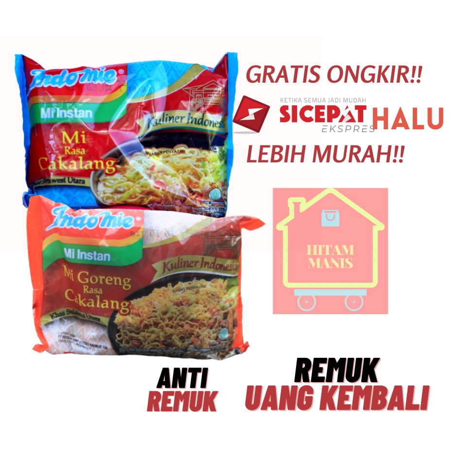 

12 Bungkus Indomie Cakalang Khas Manado