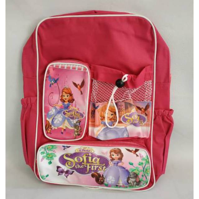 Tas sekolah anak princess sofia