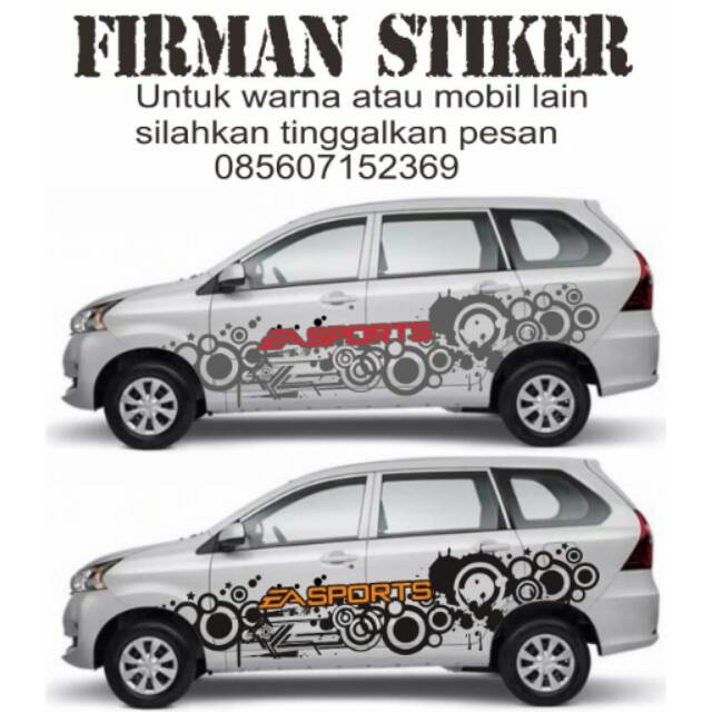 Stiker Mobil Avanza Xenia A6 Shopee Indonesia