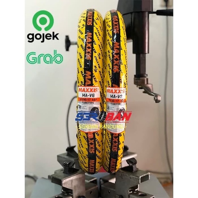 PAKET BAN MAXXIS MAV6 80/90-17 90/80-17BAN REVO SONIC FU TUBETYPE