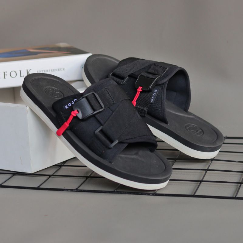 Sandal Pria Kekinian Sendal Slide Casual Slop Main Nongkrong Terbaru Keren Anti Slip