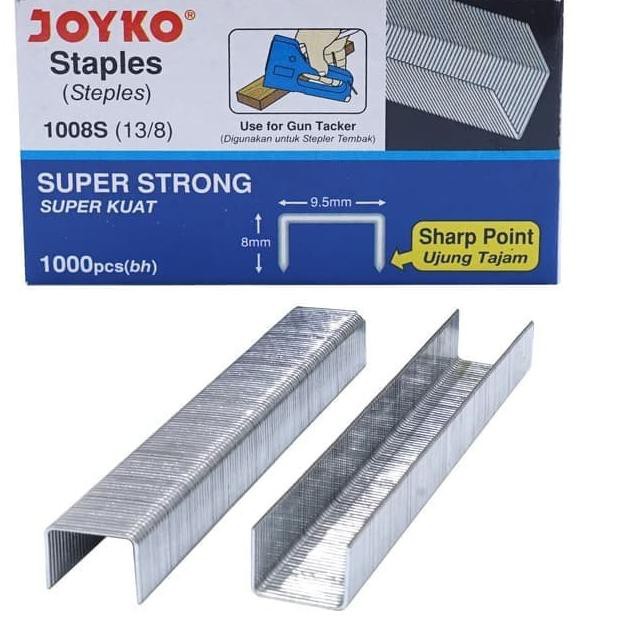 

Cepaat,, Staples / Isi Stapler / Gun Tacker Refill Joyko 1008S (13/8)*