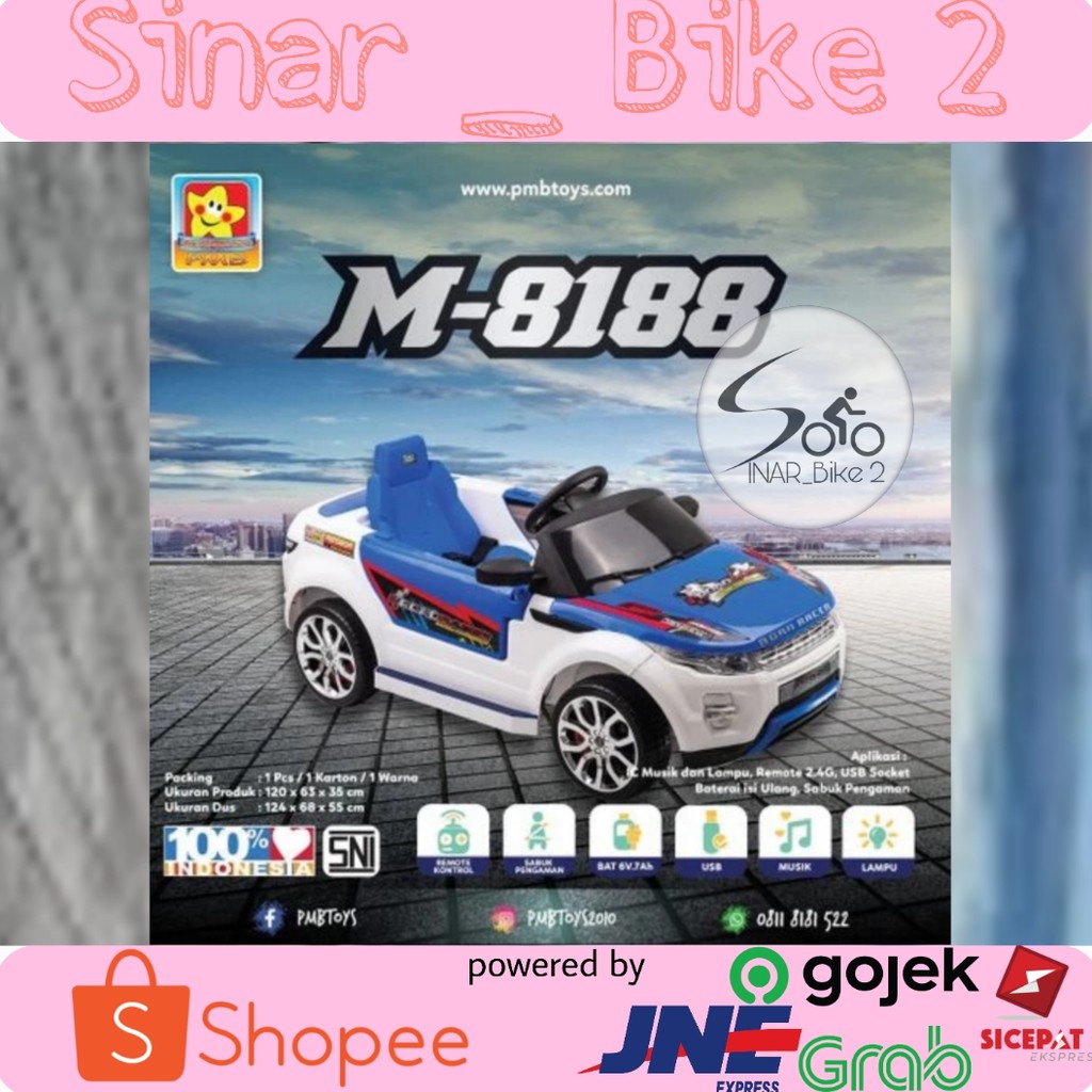 Mobilan Anak Aki Pmb M 8188 Rempote Control