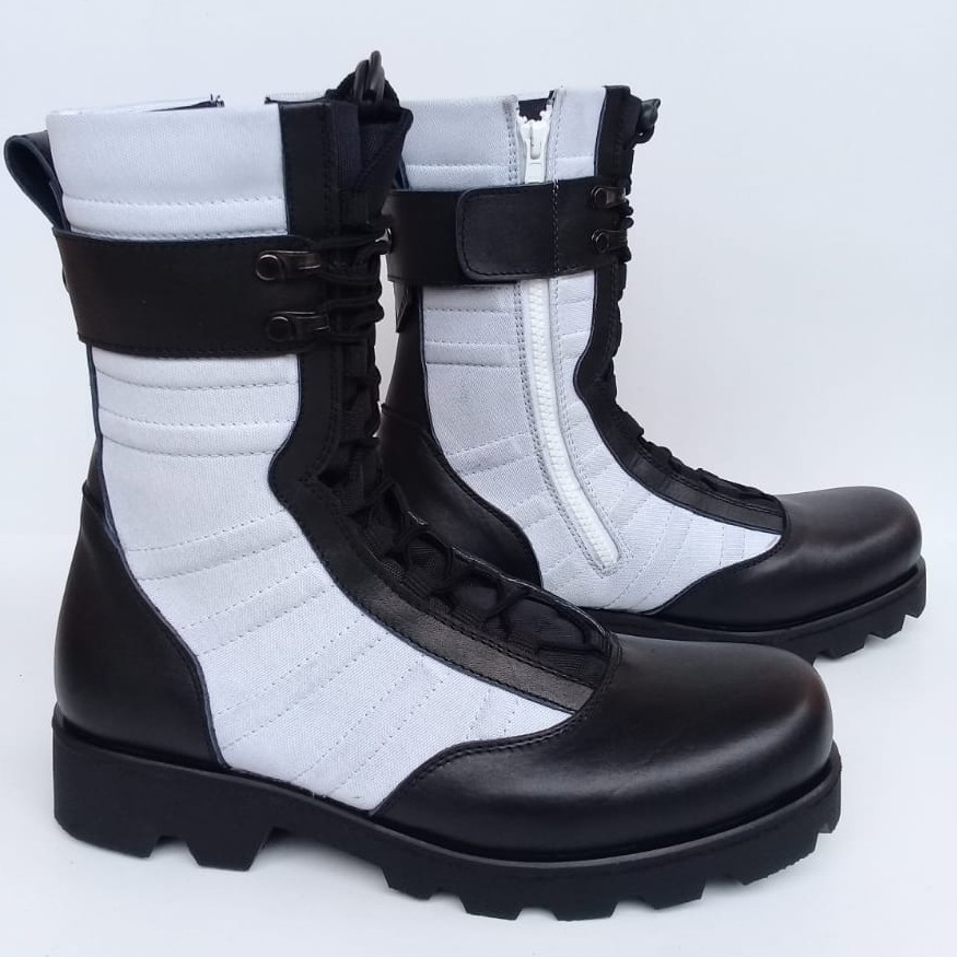 Sepatu PDL Ninja Kulit Asli Sepatu PDL Provos Tni Security Satpam