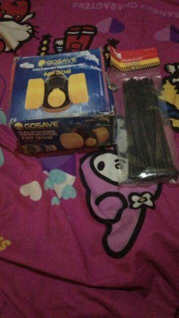 Masker Respirator Chemical Double + Filter Carbon