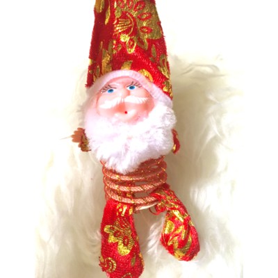 GANTUNGAN NATAL BONEKA SANTA LUCU MERRY CHRISTMAS TREE PER