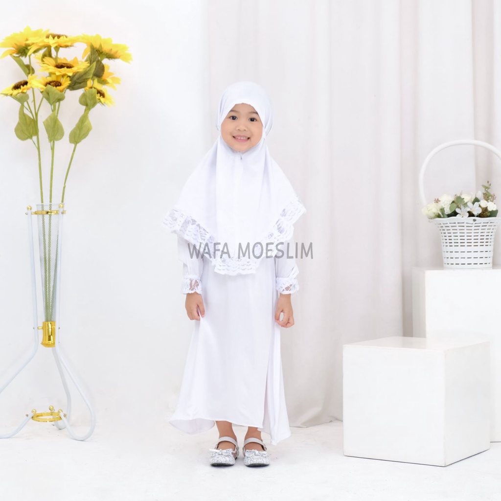 ARISA GAMIS Anak Brukat Terbaru Kekinian Gamis Syari Set Khimar Anak Usia 2 - 10 Tahun Gamis Anak Mu