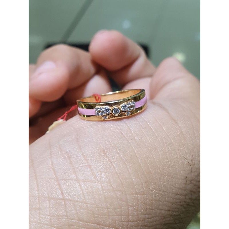 cincin pita emas 700/22k dof pink