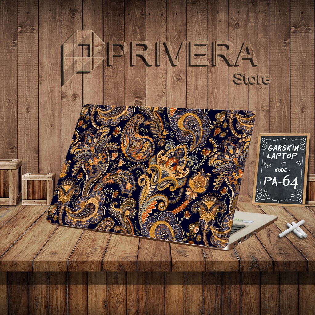 Skin Laptop Garskin Laptop Siap Pasang Garskin Laptop Toshiba Batik 3