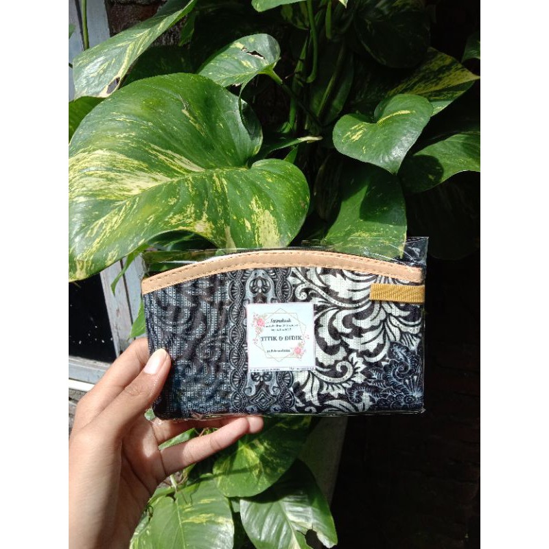 Souvenir Dompet Batik Set Lengkap Wedding Pouch Dompet Batik Murah