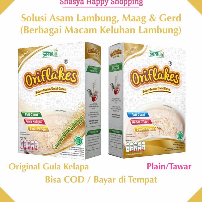 

Oriflakes Original Sereal umbi garut Asam lambung gerd maag gastro