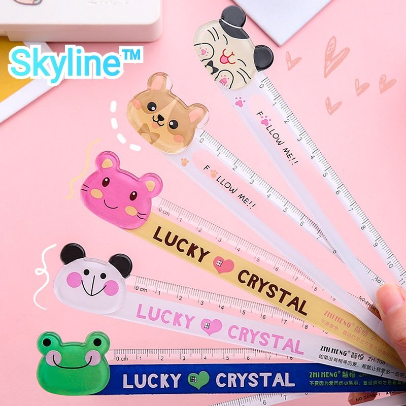 

Penggaris Plastik Transparant Dengan Design Cute Animal 15cm