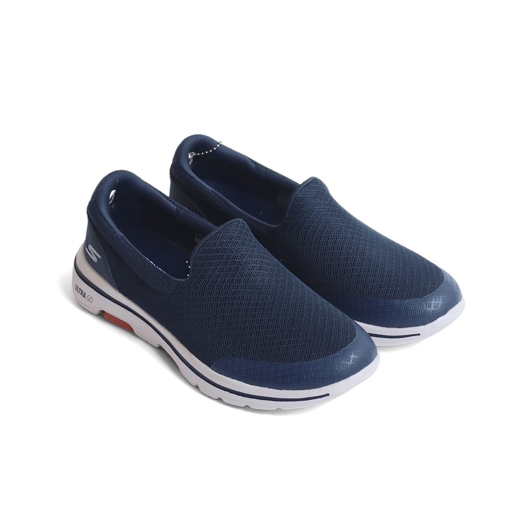 SEPATU SKECHERS GOWALK5 COWOK PRIA FASHION SLOP RESTOCK