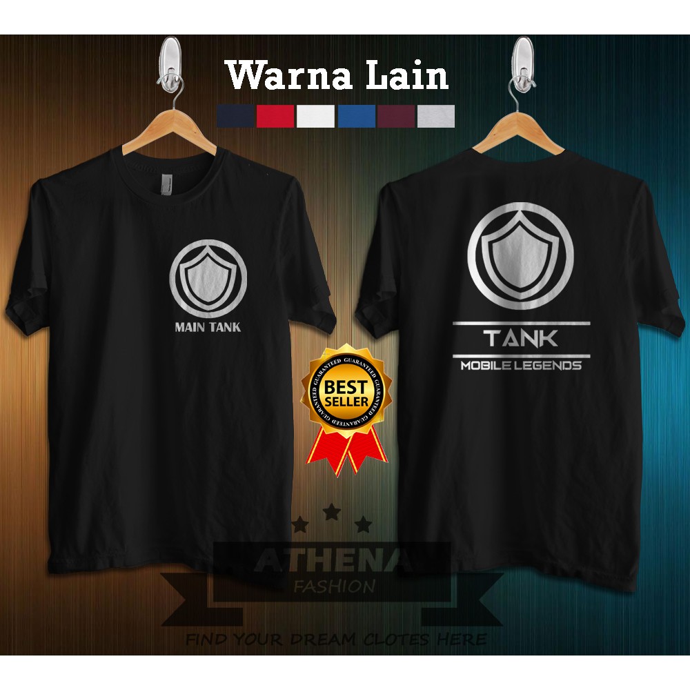 TSHIRT KAOS BAJU LENGAN PENDEK O NECK GAME MOBILE LEGEND EMBLEM TANK MAIN TANK MURAH BERKUALITAS Shopee Indonesia