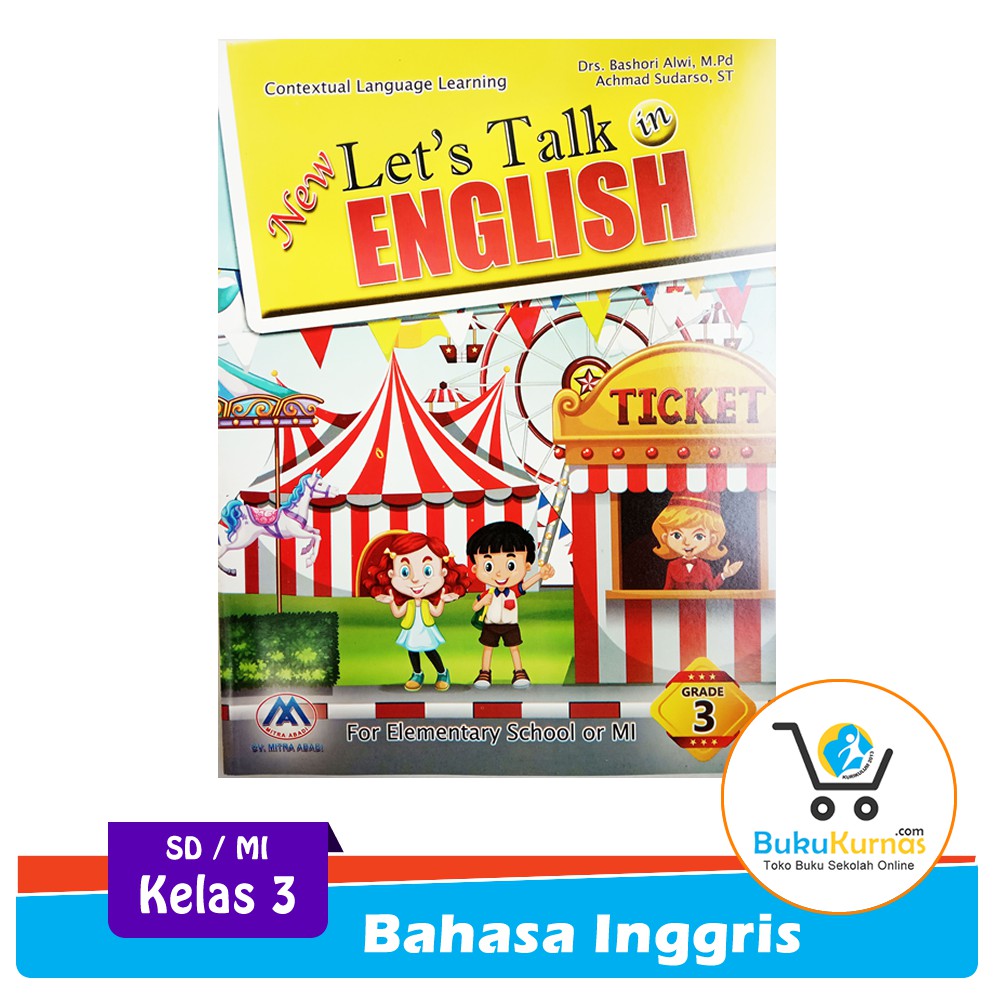 Buku Bahasa Inggris Lets Talk English SD Kelas 3 Shopee Indonesia