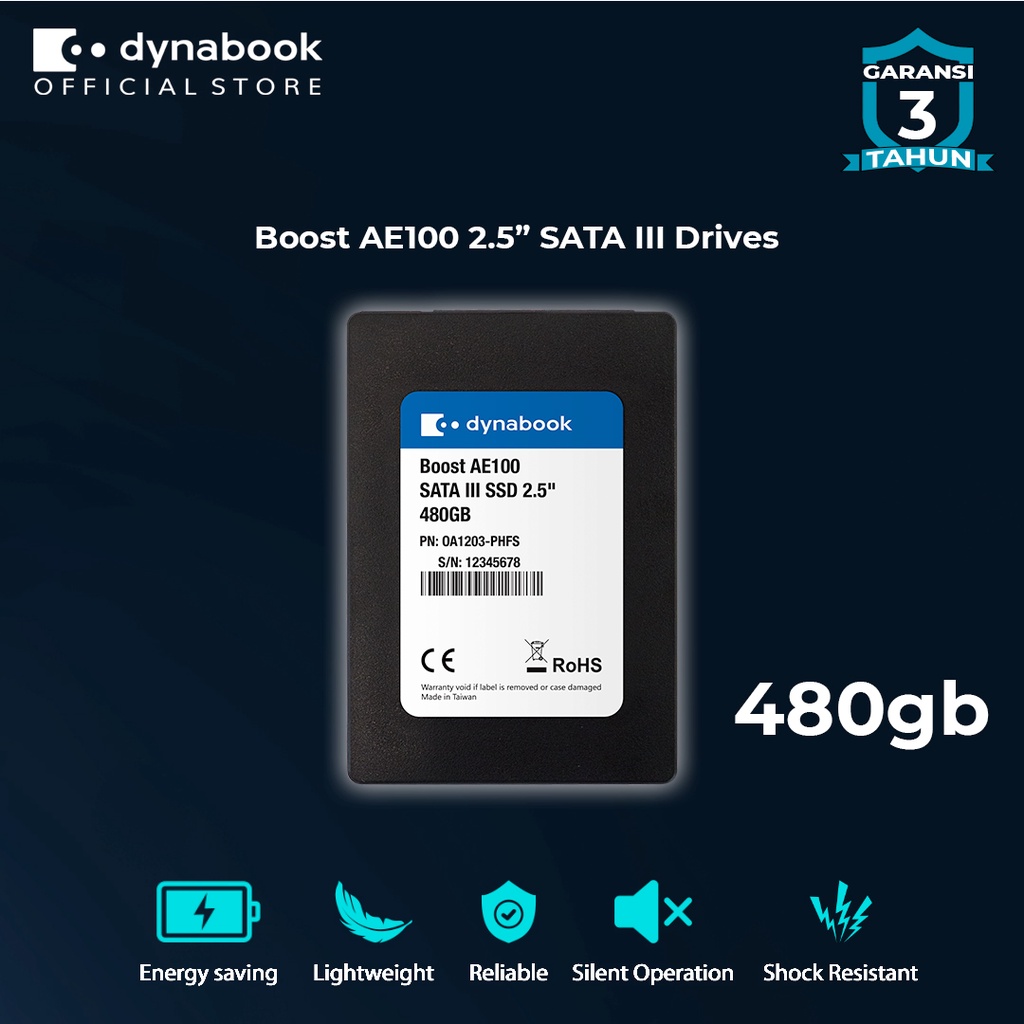 Dynabook AE100 SATA III SSD 2.5 inch 480GB