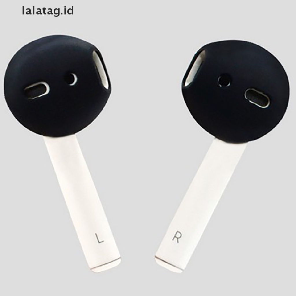 (lalatag) 2pcs / Set Pad / Bantalan Earplug Earphone Pengganti Bahan Silikon