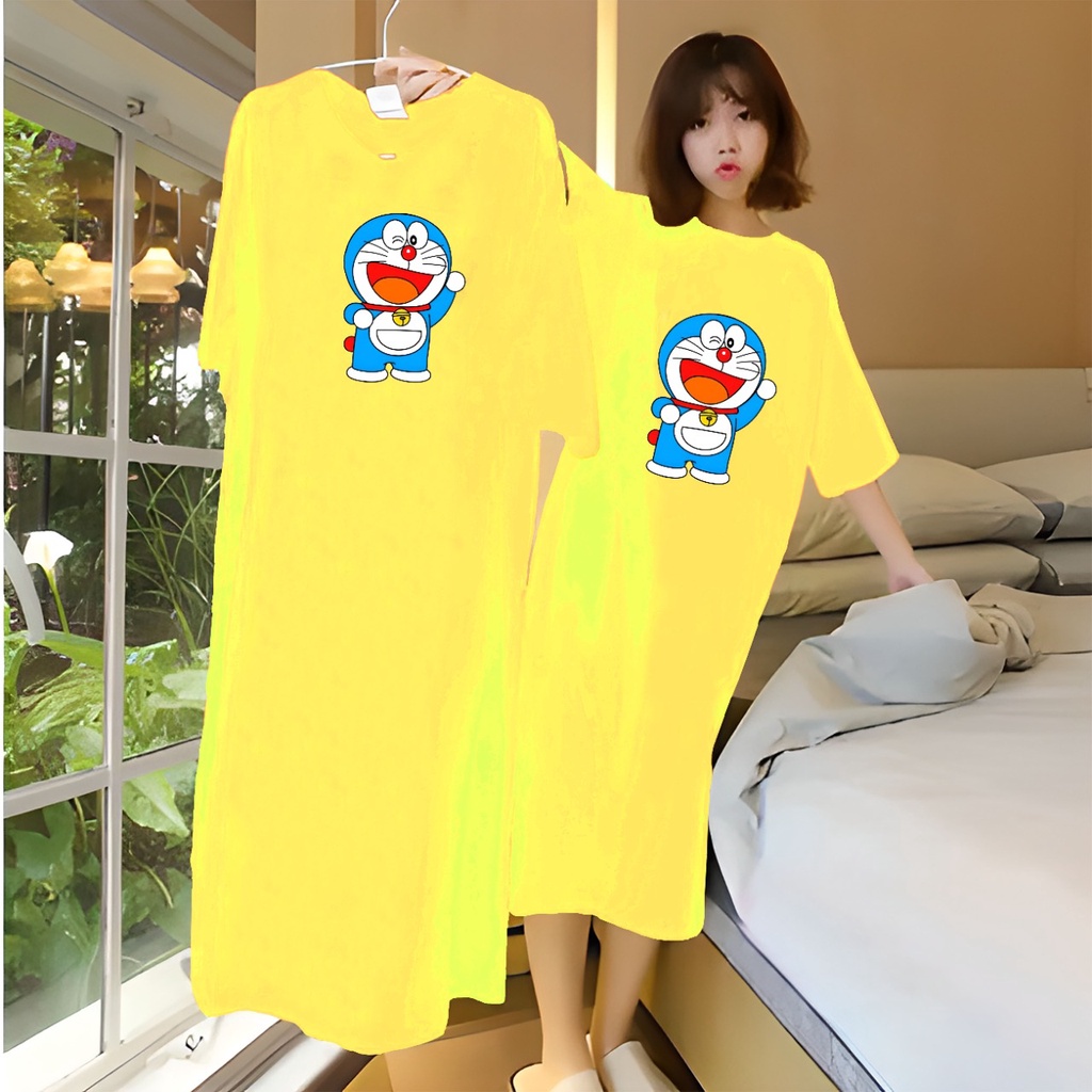 DRESS DORAEMON | DRESS JUMBO DORAEMON | DRESS WANITA