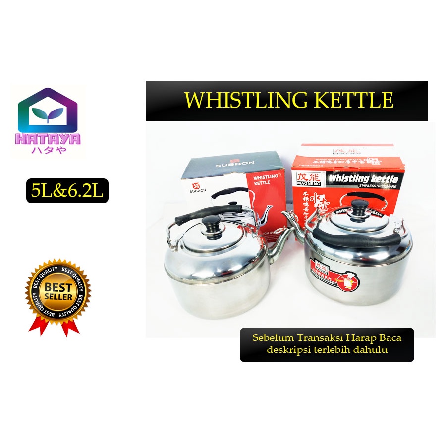 HATAYASHOP - TEKO SIUL BUNYI / TEKO MASAK AIR / TEKO STAINLESS STEEL/TEKO WARNA / TEKO BUNYI / TEKO