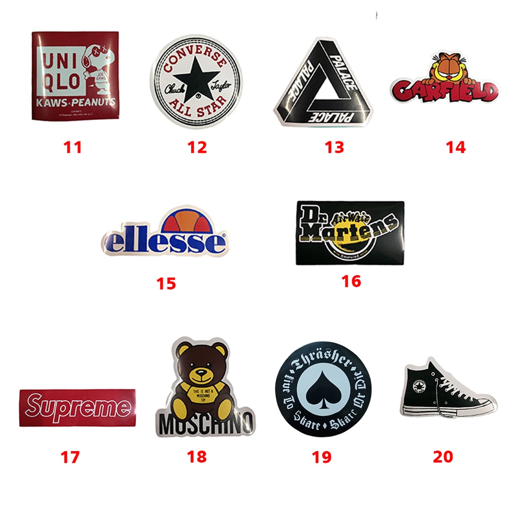 Sticker Distro Brand Cutting Anti Air Graftac (BEBAS PILIH MOTIF)-1