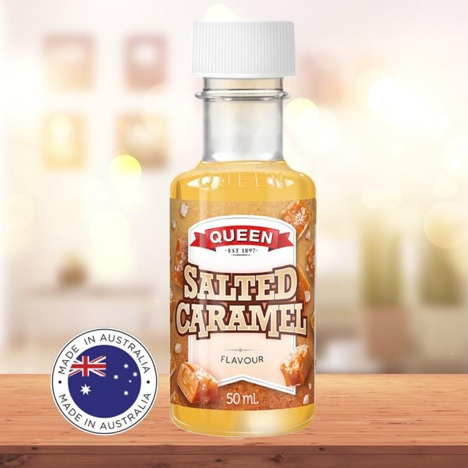 Queen Essence Salted Caramel Esence Esens Natural Perisa Karamel 50Ml