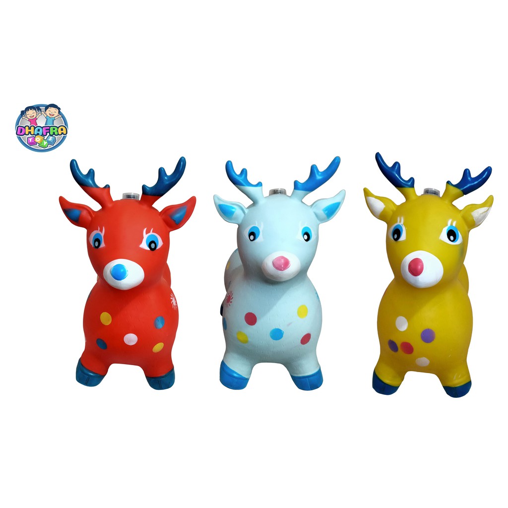 Mainan Anak - ANIMAL RUSA JUMPING / Mainan Anak Karakter Rusa