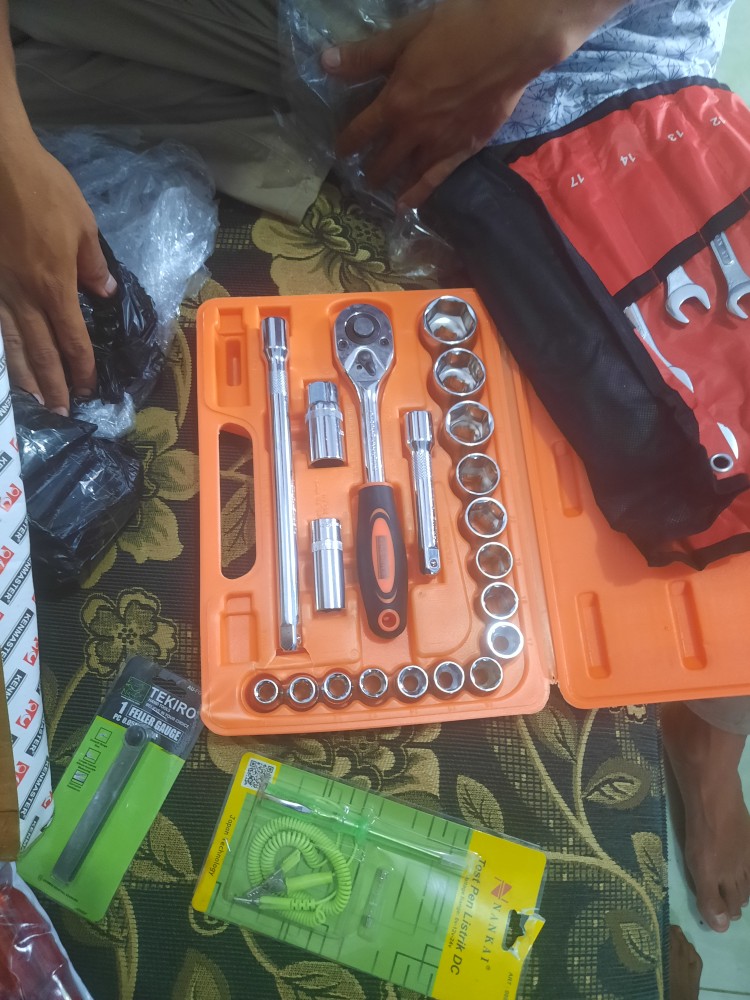 Kenmaster Kunci Sok Set 22 Pcs Premium Professional Socket Wrench