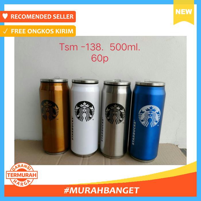 Botol Minum & Termos - Termos Botol Air Panas Starbucks Stenliss - Bekal