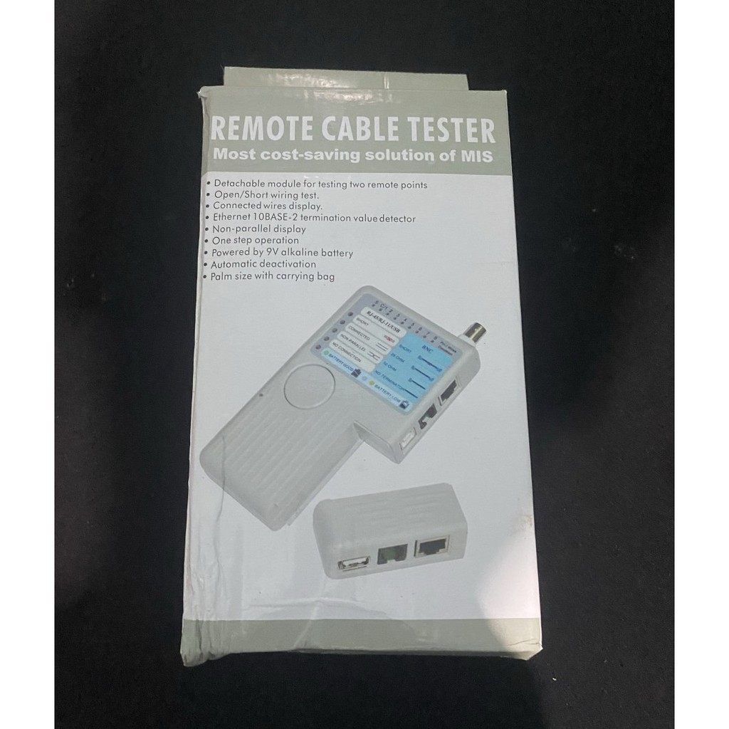 Lan Tester RJ45, RJ11, BNC, USB 4 in 1