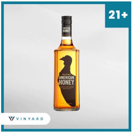 WIld Turkey American Honey 750Ml ( Original &amp; Resmi by Vinyard )